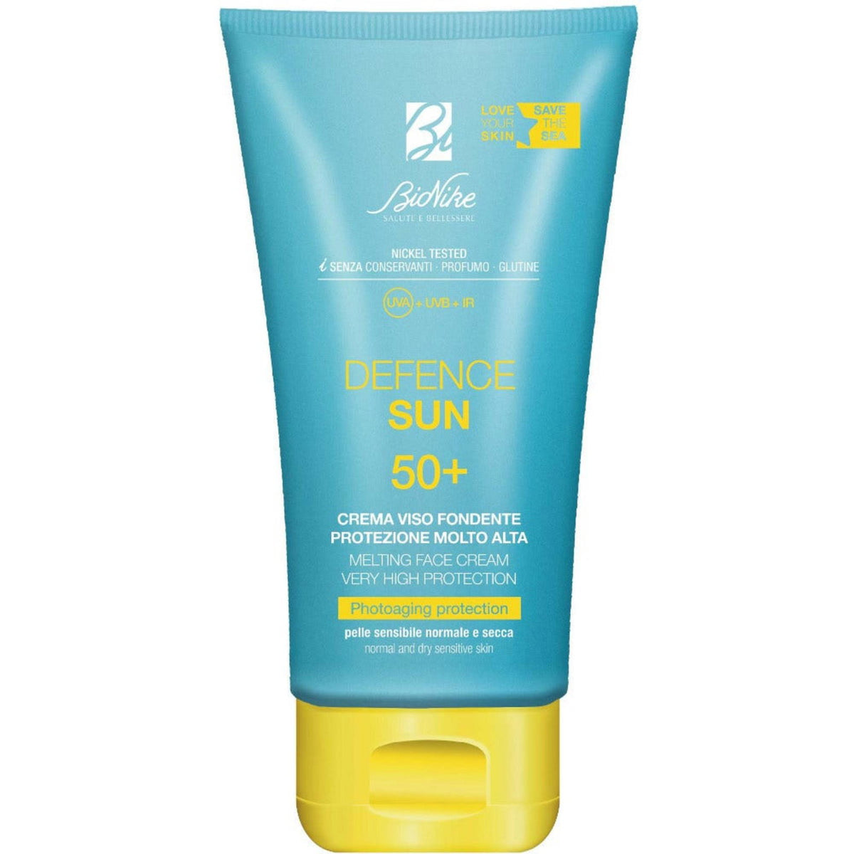 BioNike, Defence Sun, Protective, Before Sun Exposure, Cream, For Face, SPF 50+, 50 ml