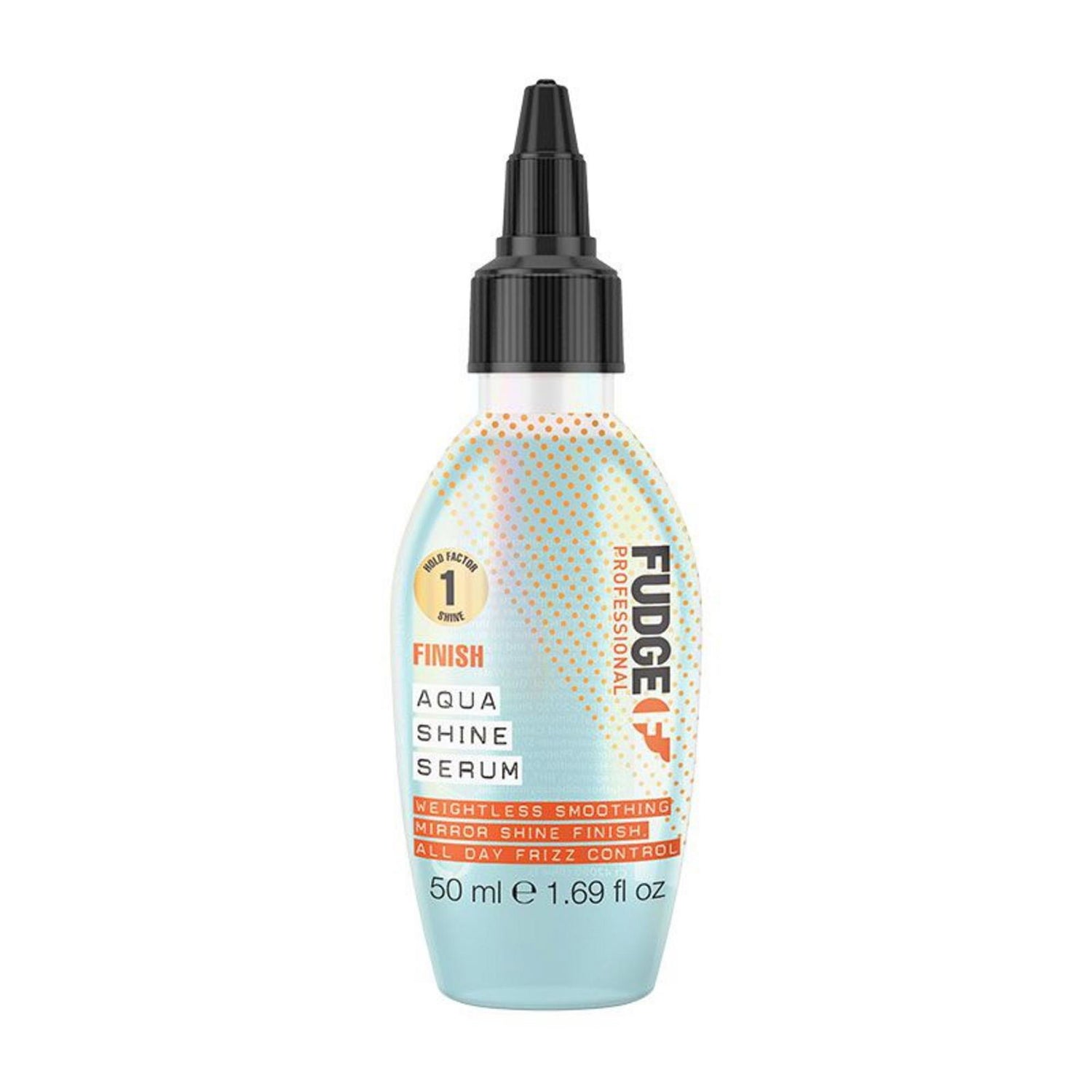 Fudge Professional, Aqua Shine, Ammonia-Free, Hair Serum, Smoothing, 50 ml