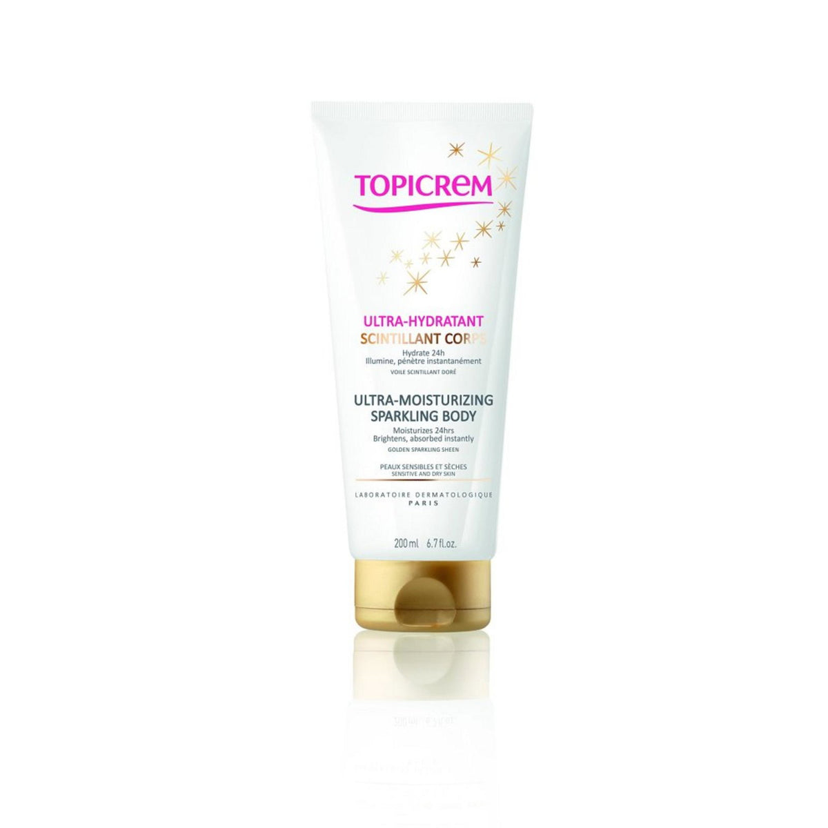 Topicrem, Ultra Hydratant, Shimmering, Body Emulsion, 200 ml