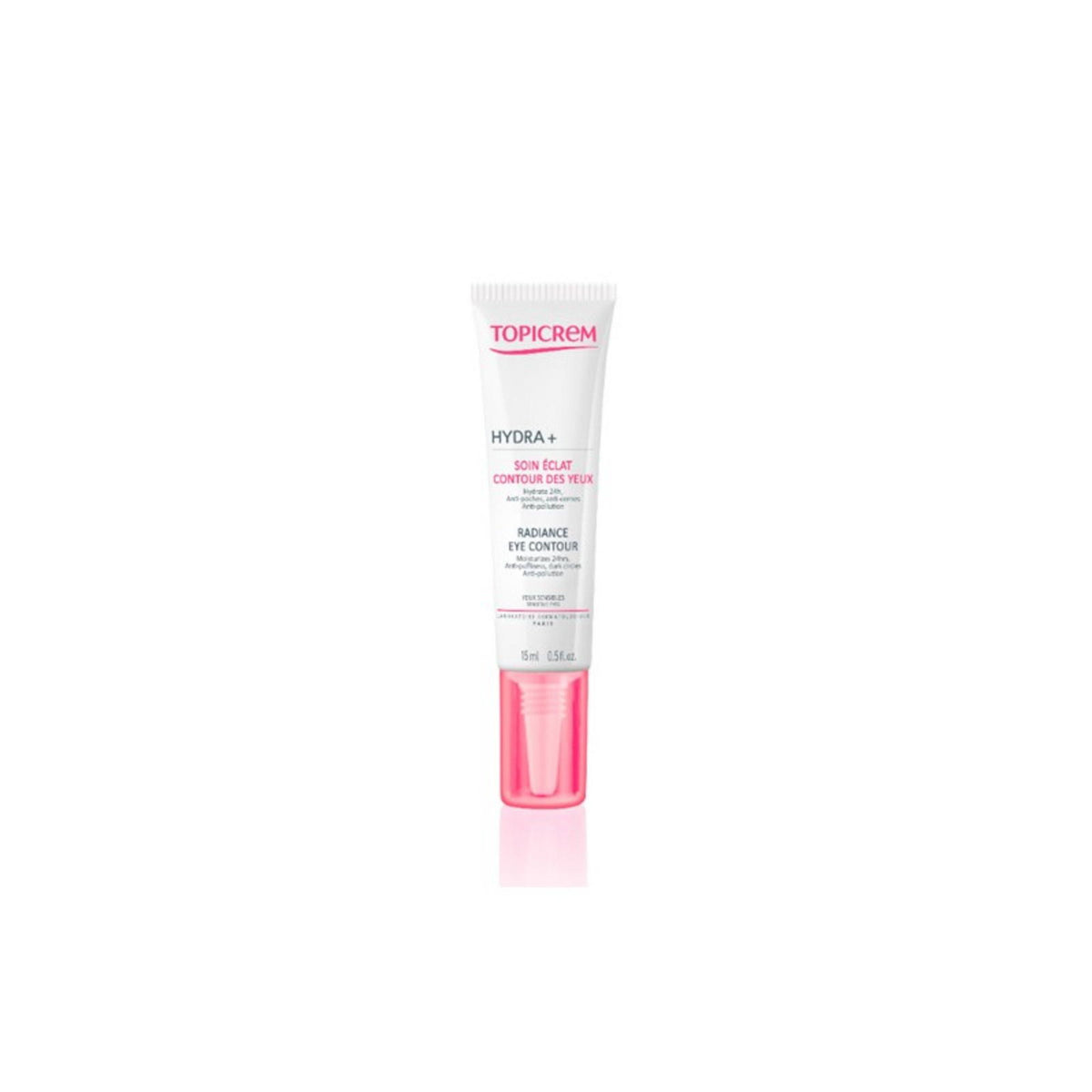 Topicrem, Hydra+, Hydrating, Brightening & Anti-Aging, Day & Night, Eye Cream, 15 ml