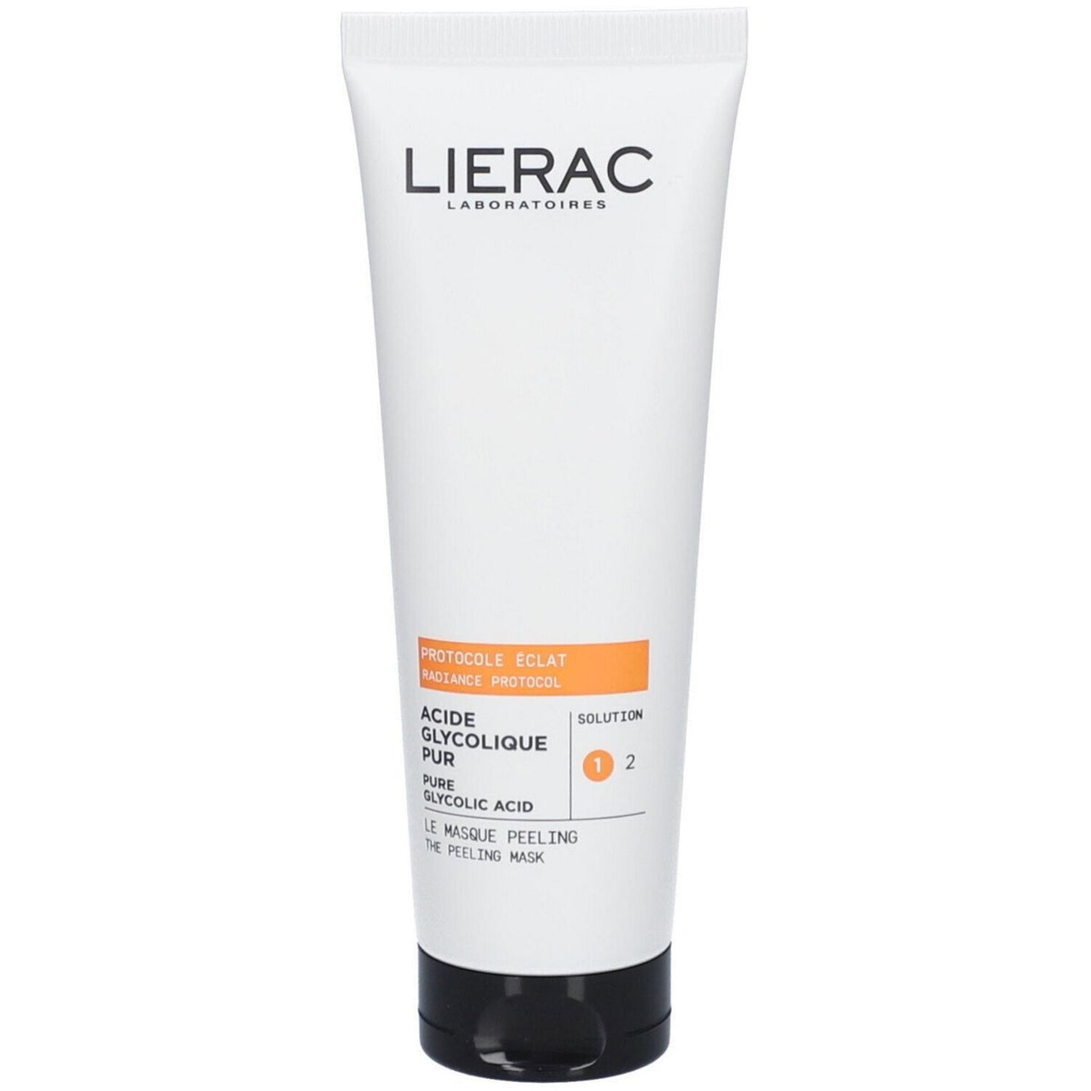 Lierac, Protocole Eclat Acid Glycolique Pur, Exfoliating & Purifying, Peel-Off Mask, Weekly, For Face, 75 ml