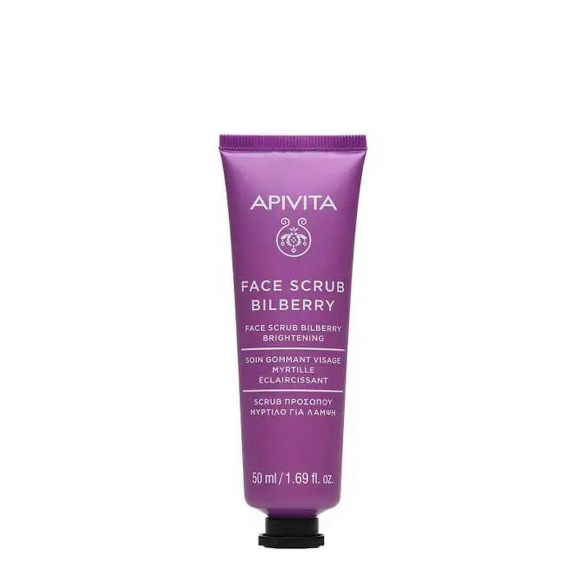 Apivita, Bilberry, Brightening & Exfoliating, Cleansing Scrub, For Face, 50 ml
