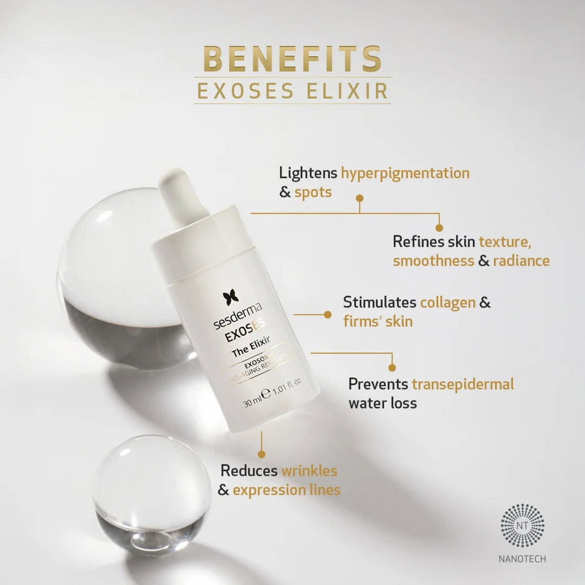 Sesderma, Exoses, Anti-Ageing & Firming, Day & Night, Serum, For Face, 30 ml