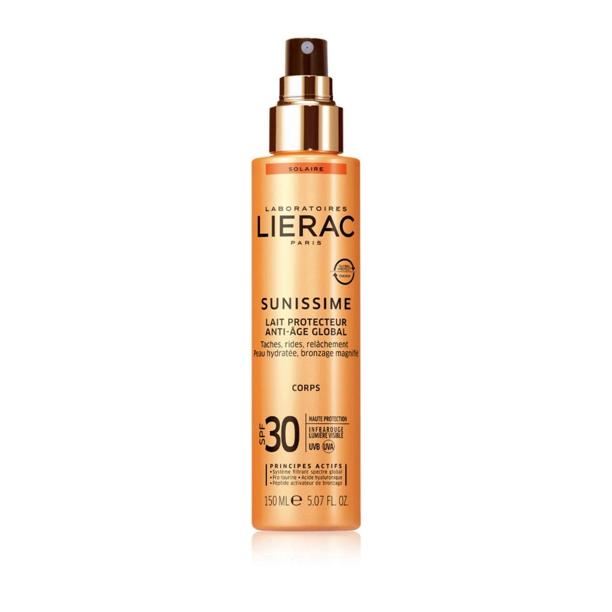 Lierac Sunissime Lozione Solare Corpo Anti-Età SPF30 150 ml