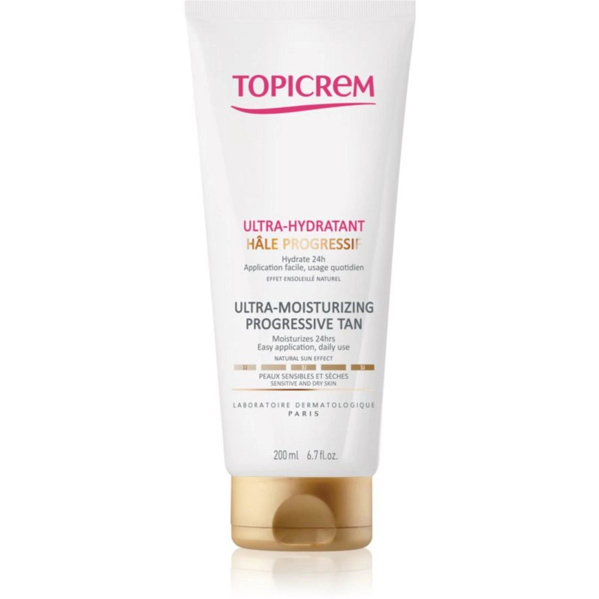 Topicrem Emulsione autoabbronzante progressiva ultra-idratante 200 ml
