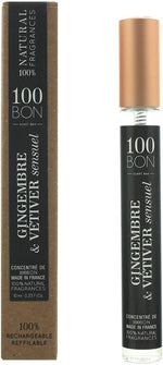 100 Bon, Gingembre & Vetiver Sensuel, Eau De Parfum, Unisex, 10 ml