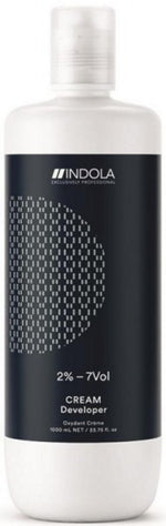 Indola, Cream Developer, Hair Oxidant Cream, 2%, 7, 1000 ml