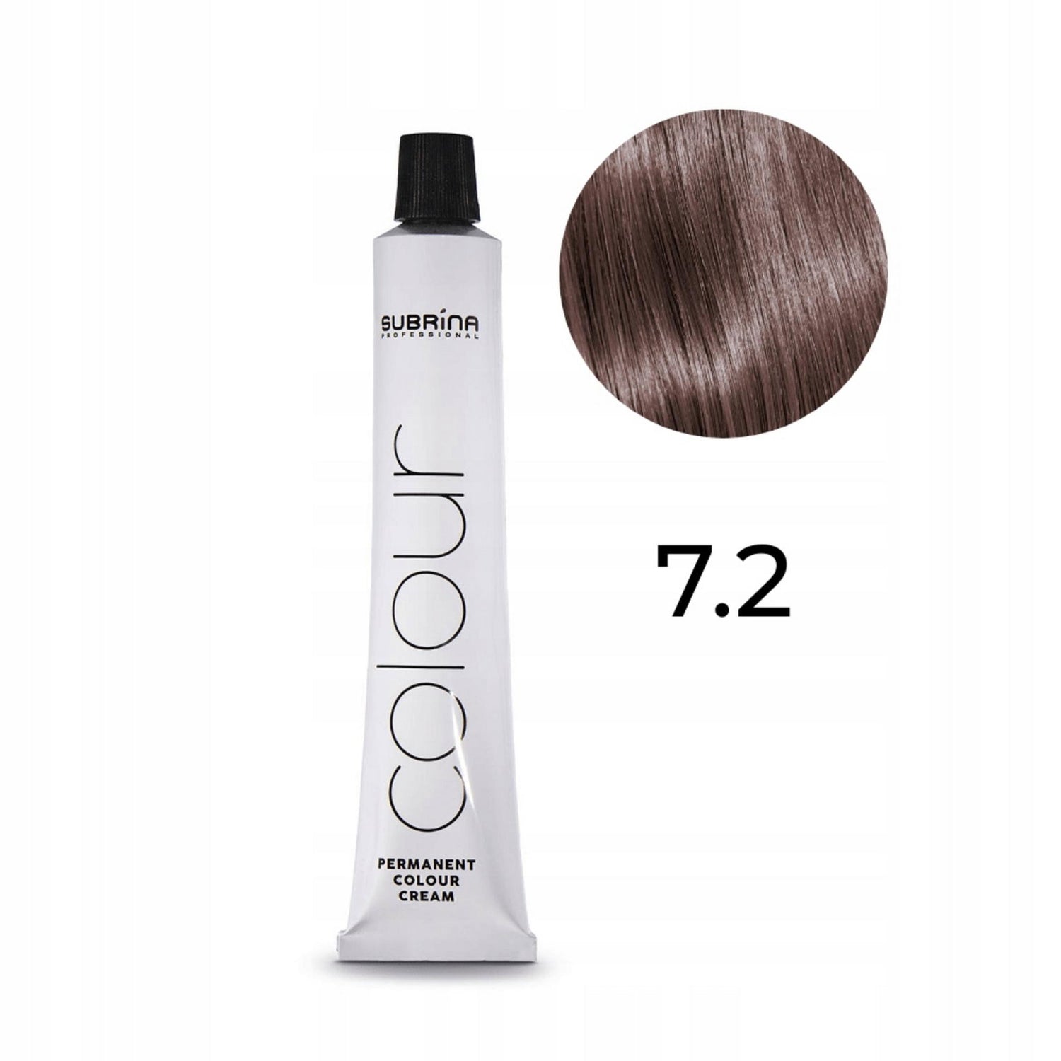 Subrina Professional, Permanent Colour, Permanent Hair Dye, 7/2 Pearl, 100 ml
