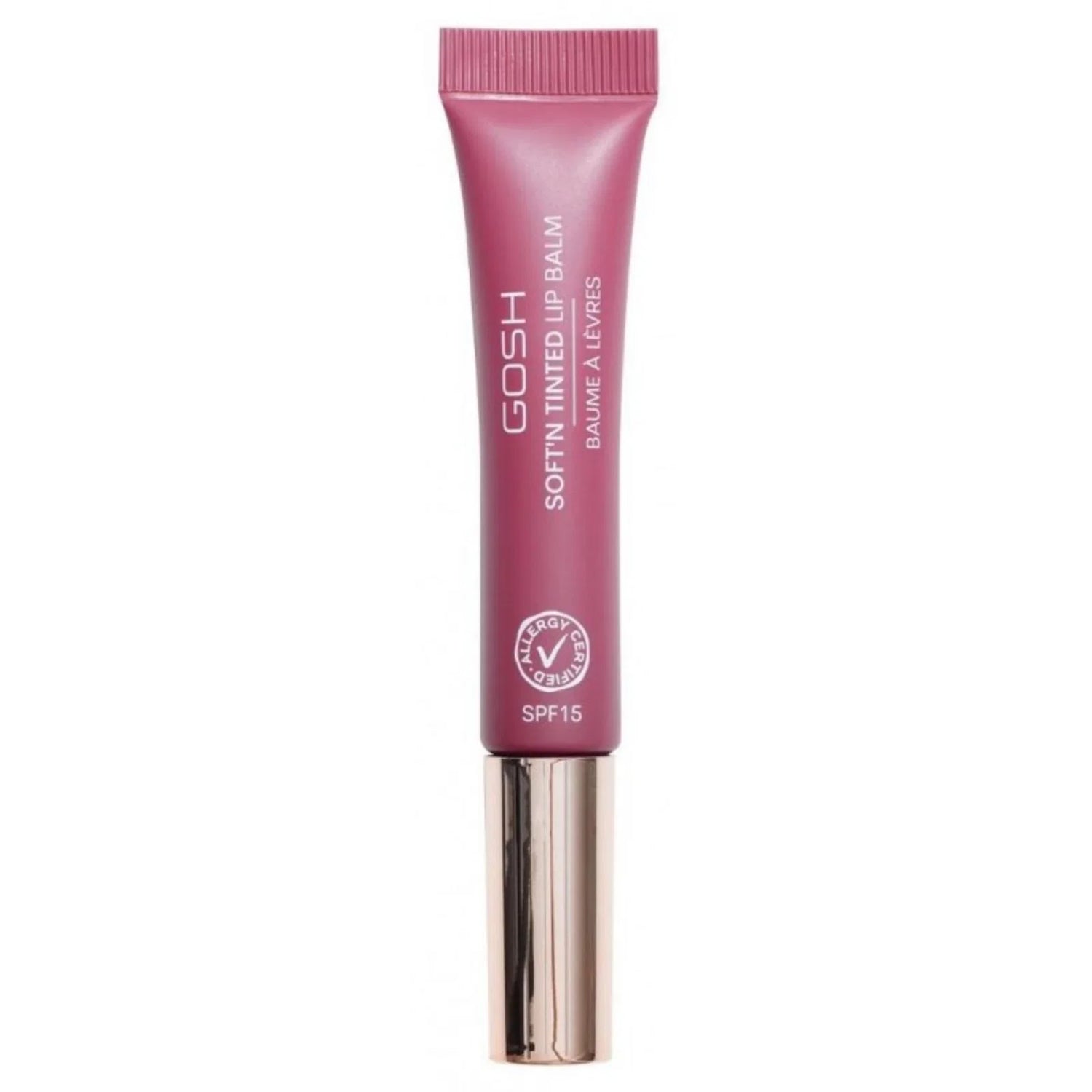 Gosh, Soft'n Tinted, Vegan, Hydrates, Lip Balm, 006, Berry, SPF 15, 8 ml