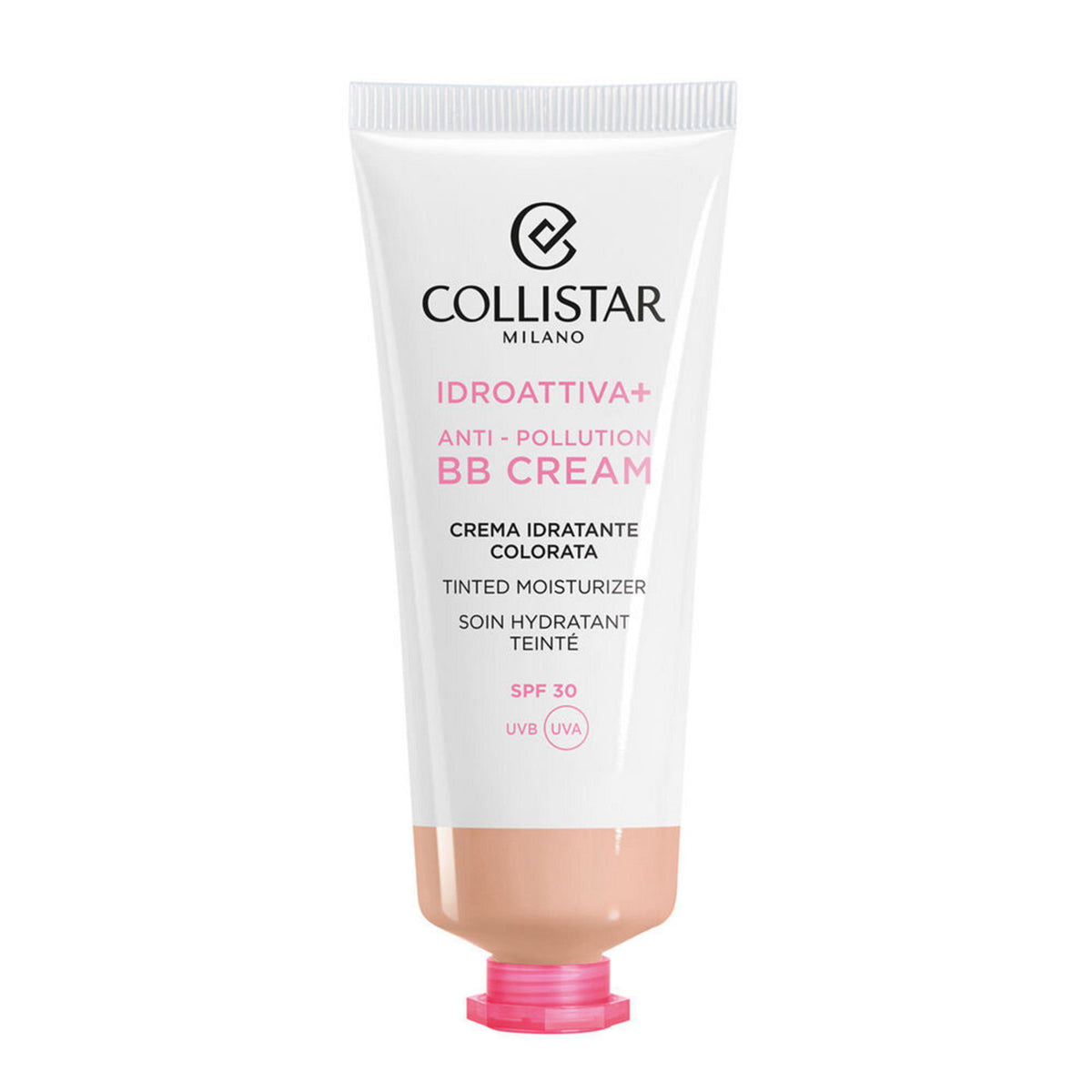 Collistar, Idro-Attiva+, Anti-Pollution, BB Cream, Light, SPF30, 50 ml