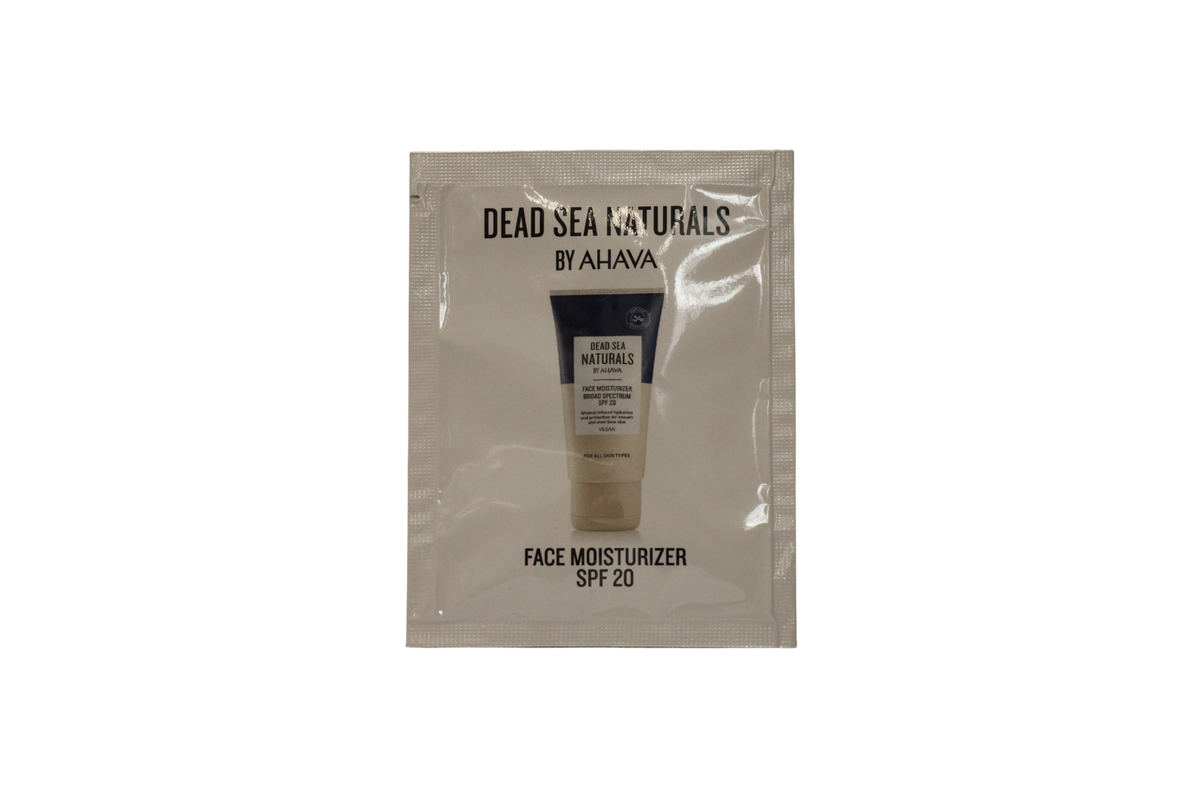 Ahava Dead Sea Naturals Crema idratante viso SPF 20 - 3 ml Sample