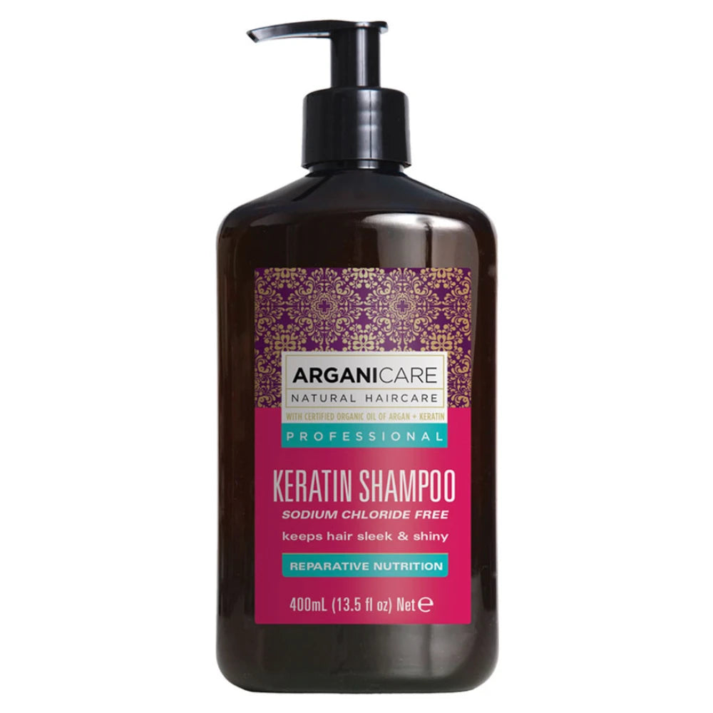 Arganicare Shampoo alla Cheratina Riparatore & Nutriente 400 ml