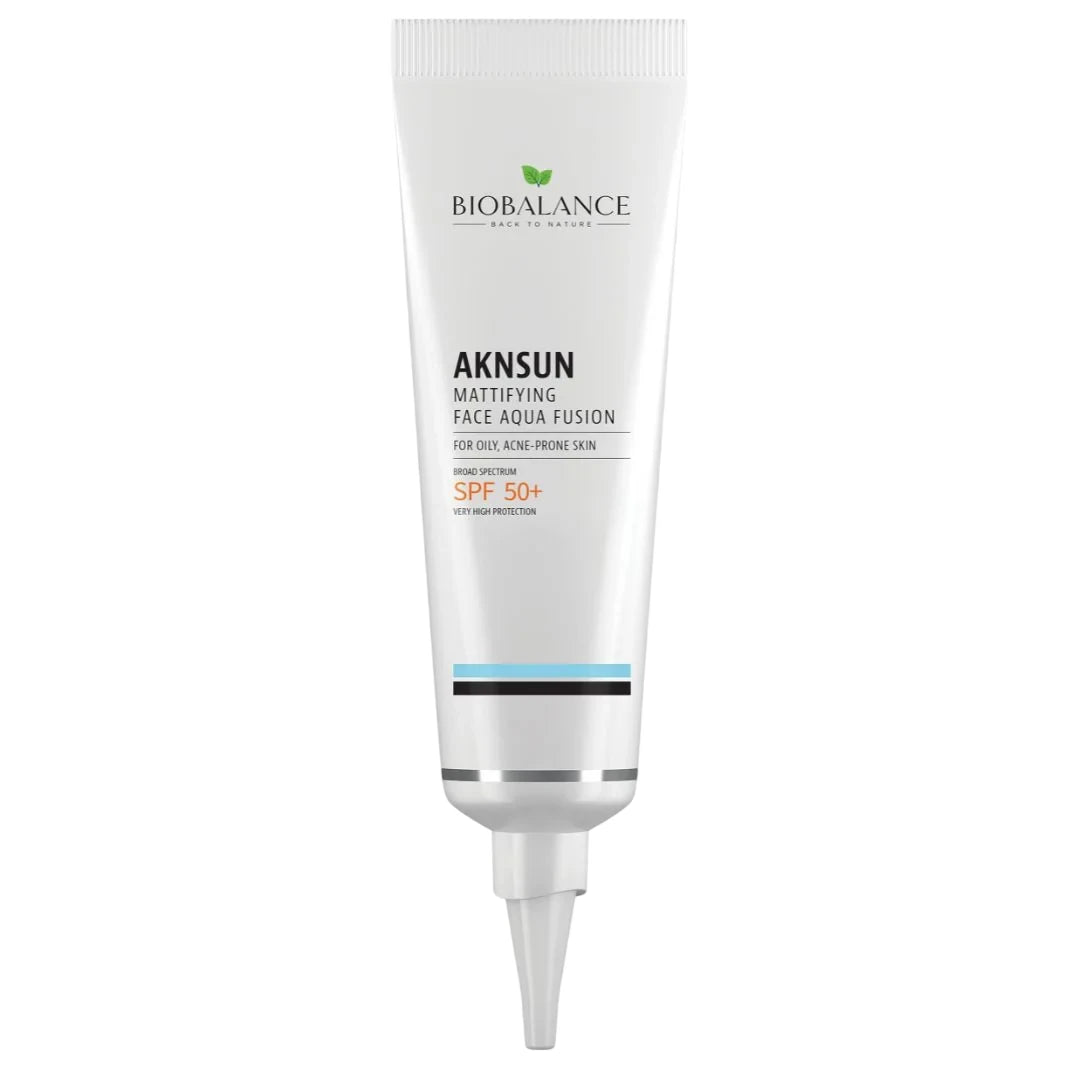 Bio Balance, AKNSUN, Opacizzante & Protettiva, Prima dell'Esposizione al Sole, Crema, Per il Viso, SPF 50+, 40 ml