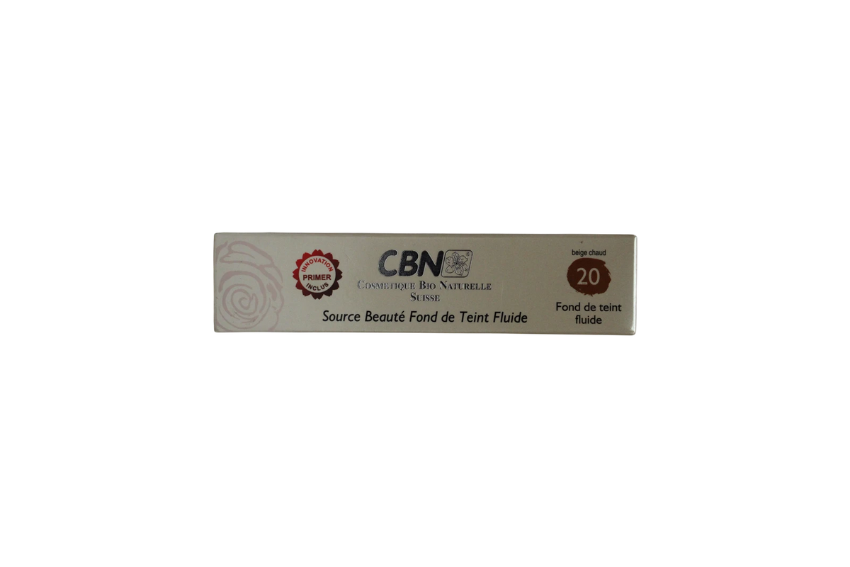 CBN Source Beauté Fondotinta liquido effetto satinato 20 Beige Chaud 30 ml