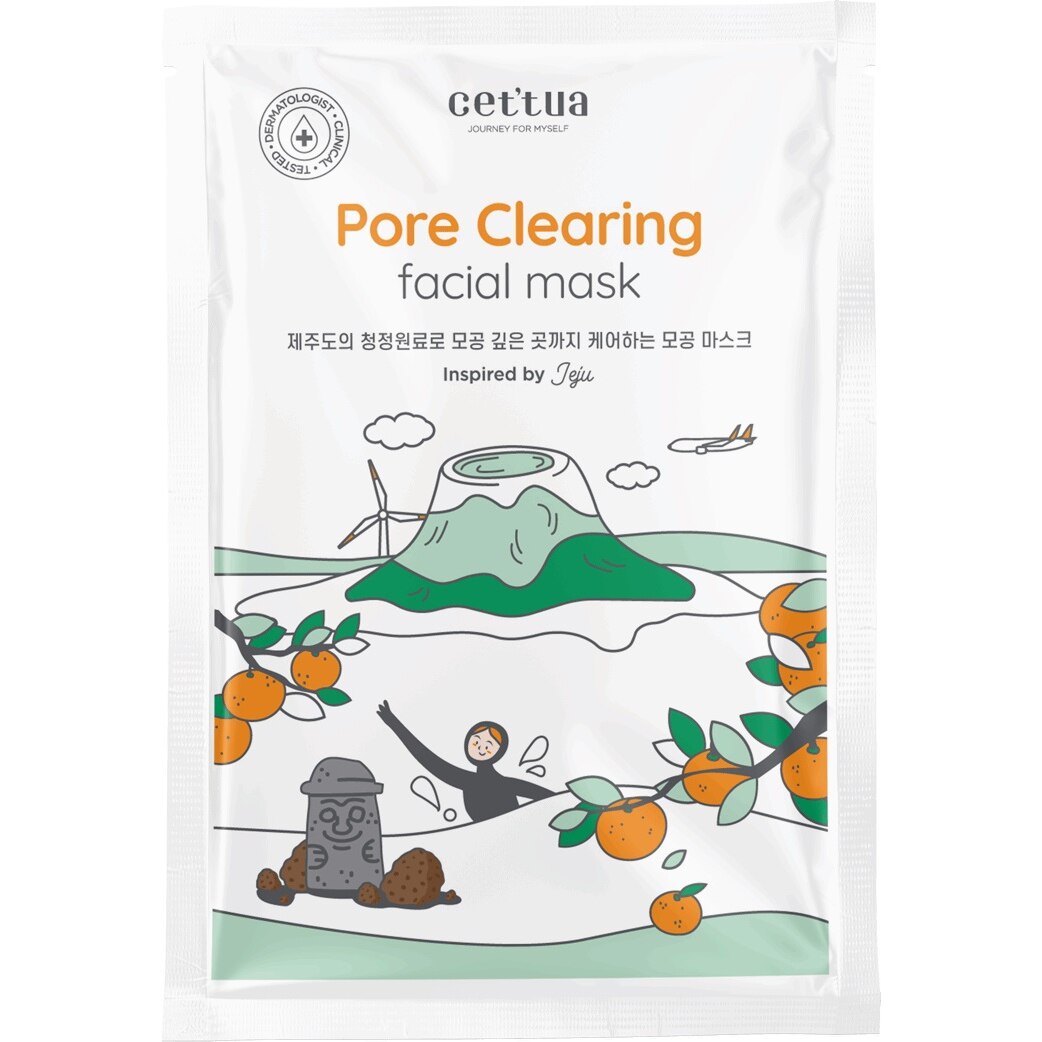 Cettua Jeju Maschera in tessuto purificante per i pori 20 g