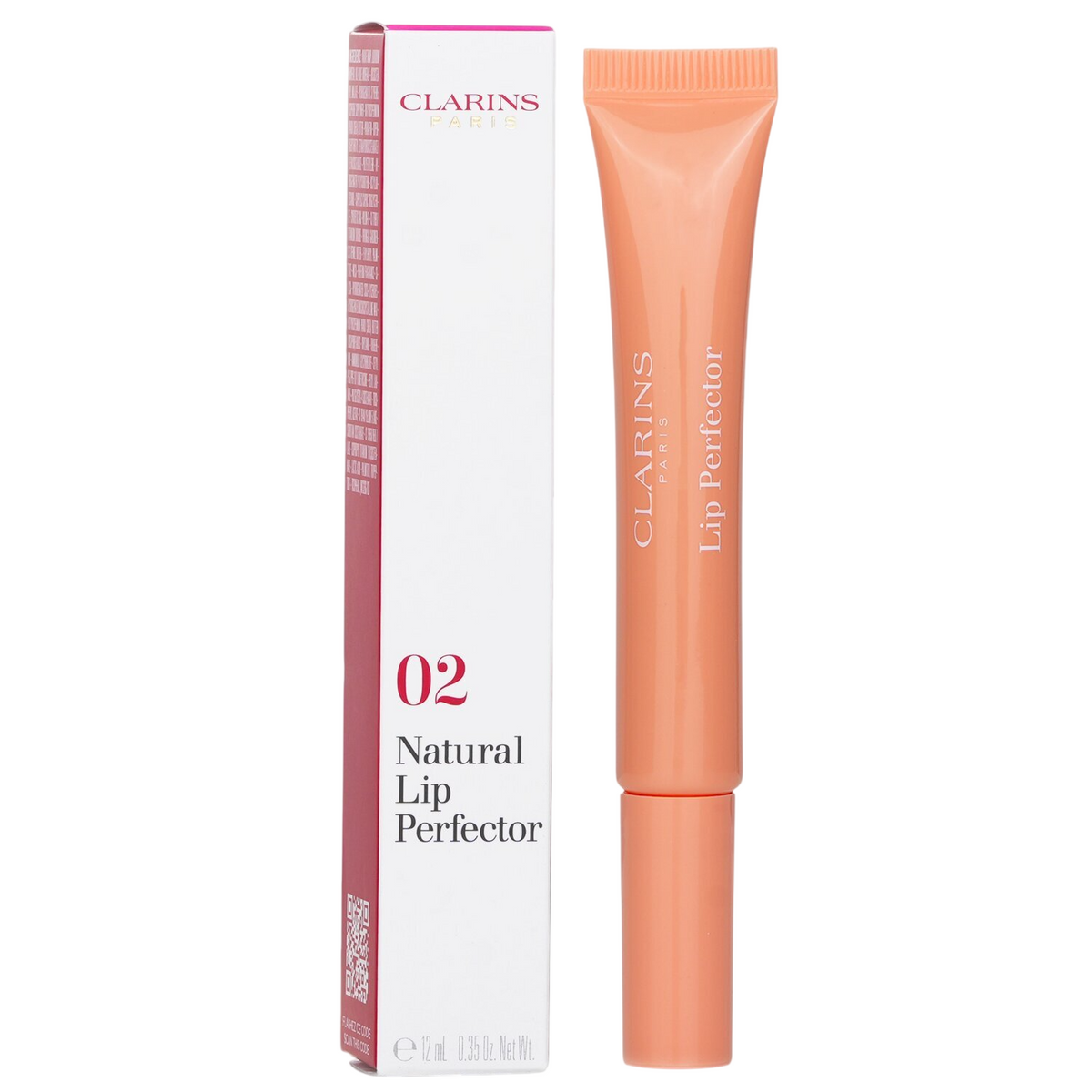 Clarins, Lip-Perfector, Lip Plumping, Lip Gloss, 02, Apricot Shimmer, 12 ml