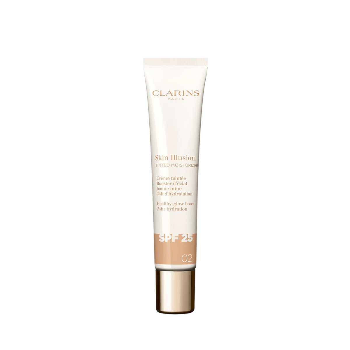 Clarins, Skin Illusion, Hydrating, Tinted Moisturizer, 02, SPF25, 40 ml