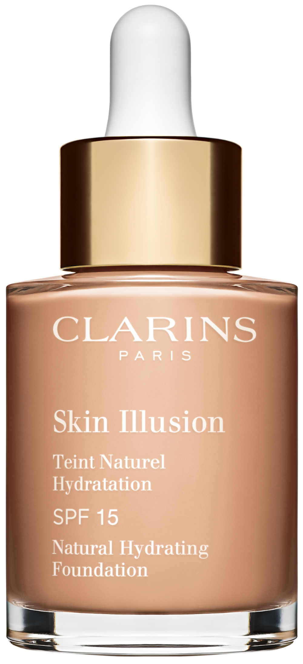 Clarins, Skin Illusion, Liquid Foundation, 107, Beige, SPF 15, 30 ml