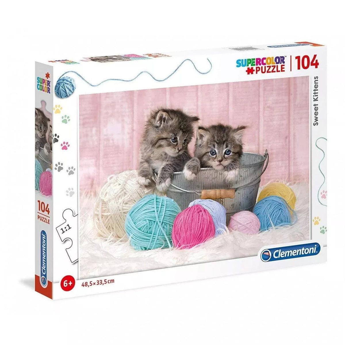 Clementoni, SuperColor, Jigsaw Puzzles 104 pcs