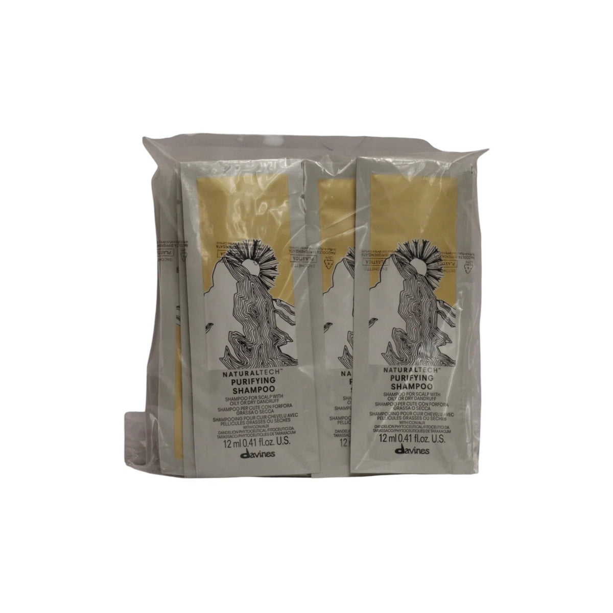 Davines NaturalTech Shampoo purificante 12 pcs