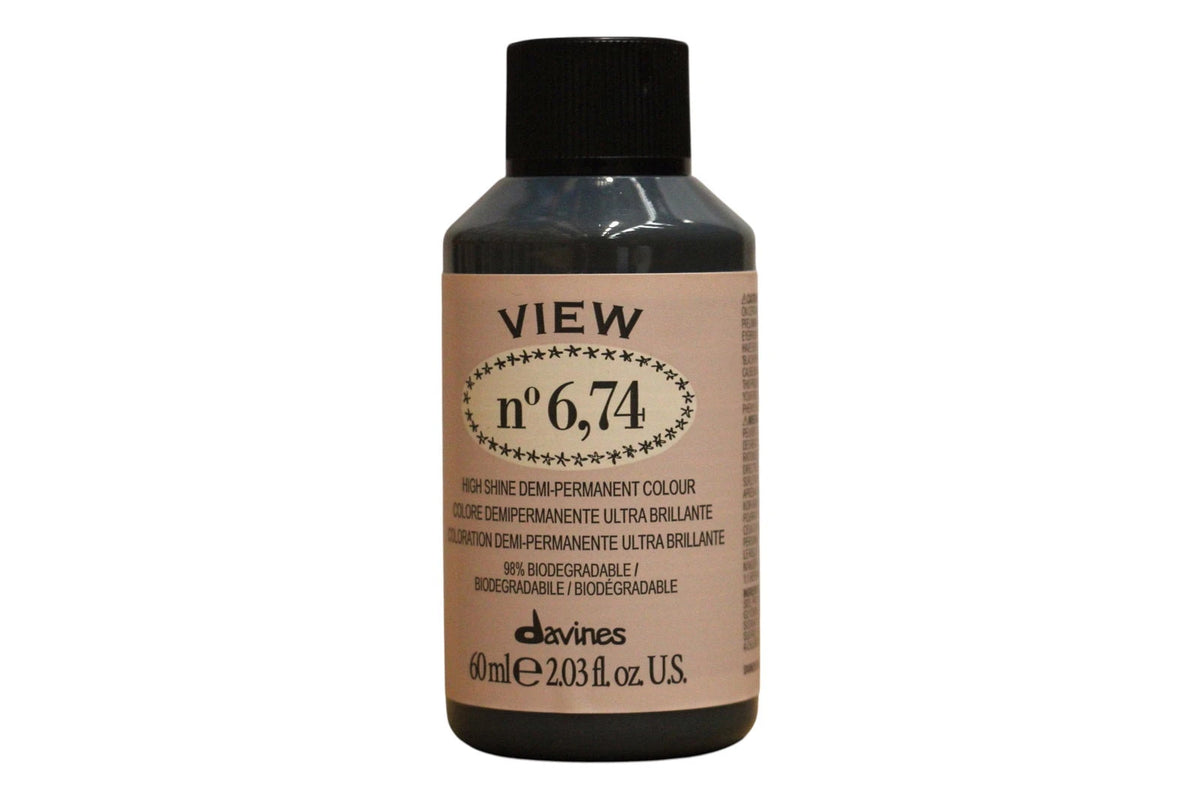 Davines View Colore per Capelli Semipermanente 6.74 Rame Beige Scuro 60 ml