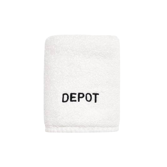 Depot Accessori No. 713 Asciugamano in tessuto da salone con dettaglio logo Taglia S