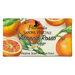 Florinda, Red Orange, Vegan, Hydrating, Scented Soap Bar , Body, 100 g