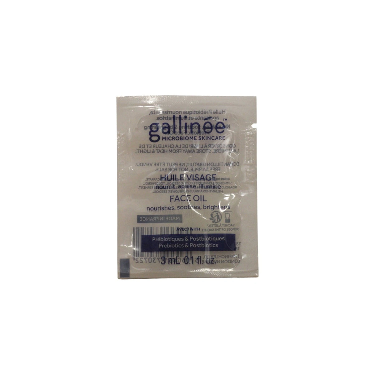 Gallinée Olio viso prebiotico 3 ml Sample