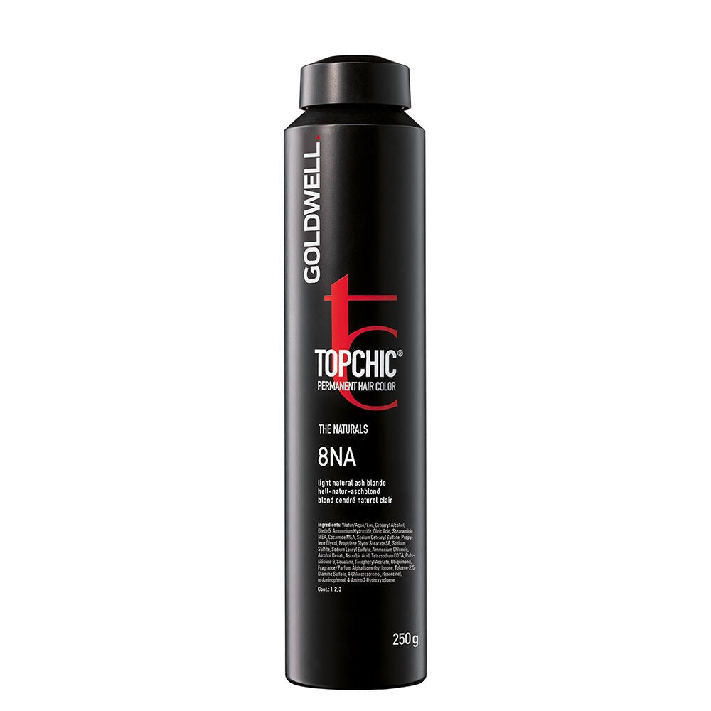 Goldwell, TopChic, Permanent Hair Dye, 8NA Light Natural Ash Blonde, 250 ml