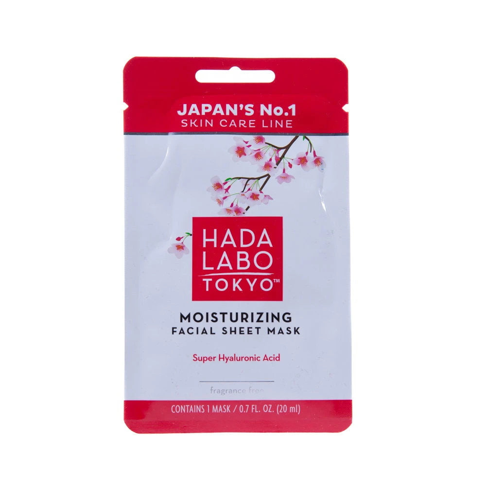 Hada Labo Tokyo Maschera viso idratante in tessuto con Super Acido Ialuronico 20 ml