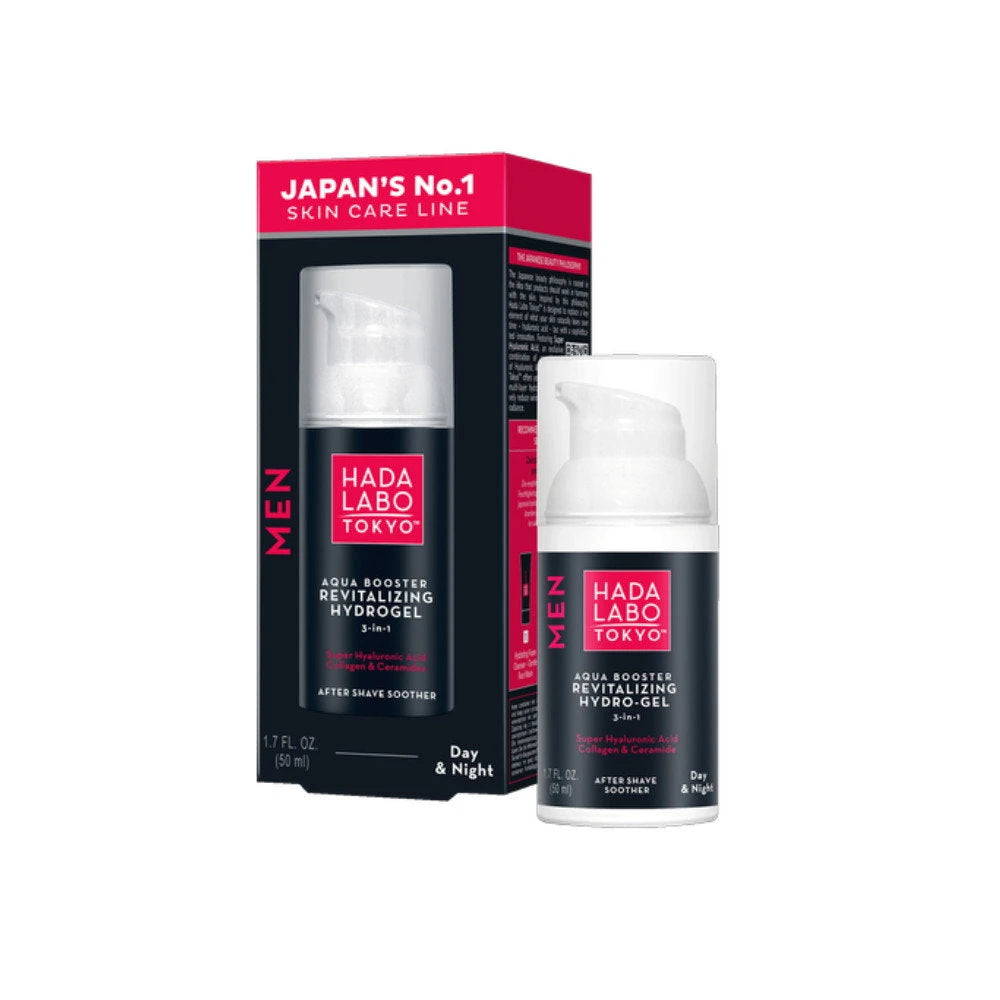 Hada Labo Tokyo, Men, Hydrogel, Revitalising, After-Shave Gel, 50 ml
