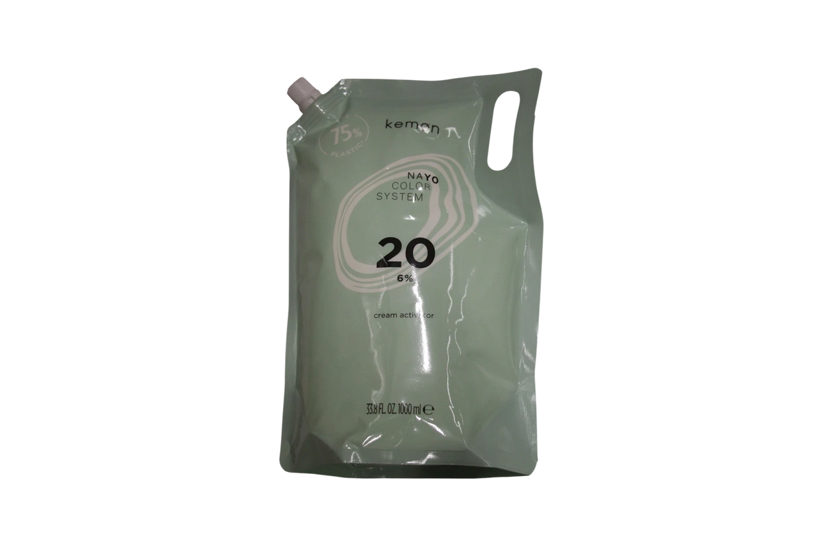 Kemon Nayo Attivatore in Crema 20 Volume 6% Lozione Colorante per Capelli 1000 ml