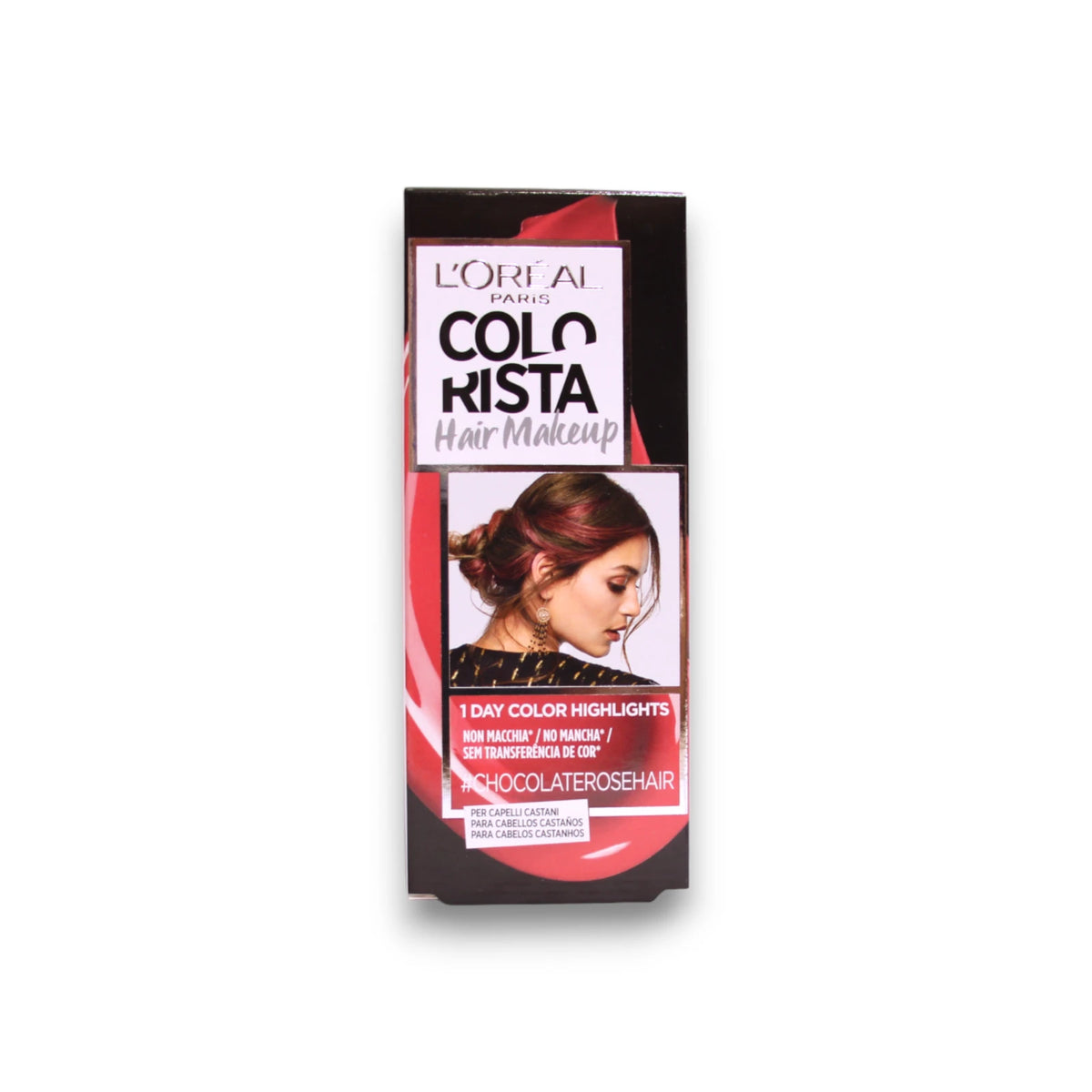 L'Oreal Paris, Colorista Hair Makeup, Semi-Permanent Hair Dye,  #CHOCOLATEROSEHAIR, 30 ml