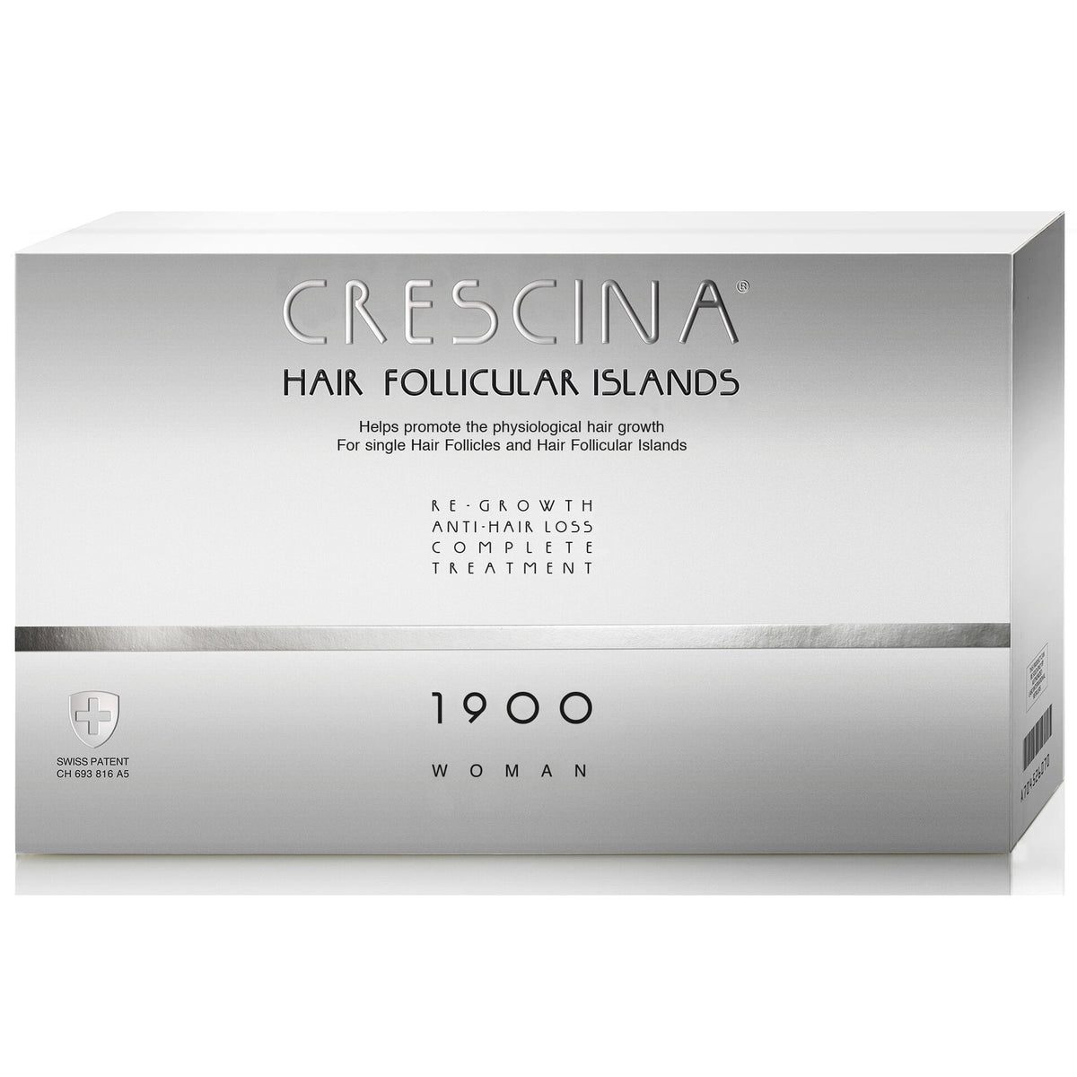 Labo Suisse,  Crescina Follicular Islands 1900, For Growth Stimulation, Ampoules Treatment Serum, For Scalp, For Women, 10 +10 pcs