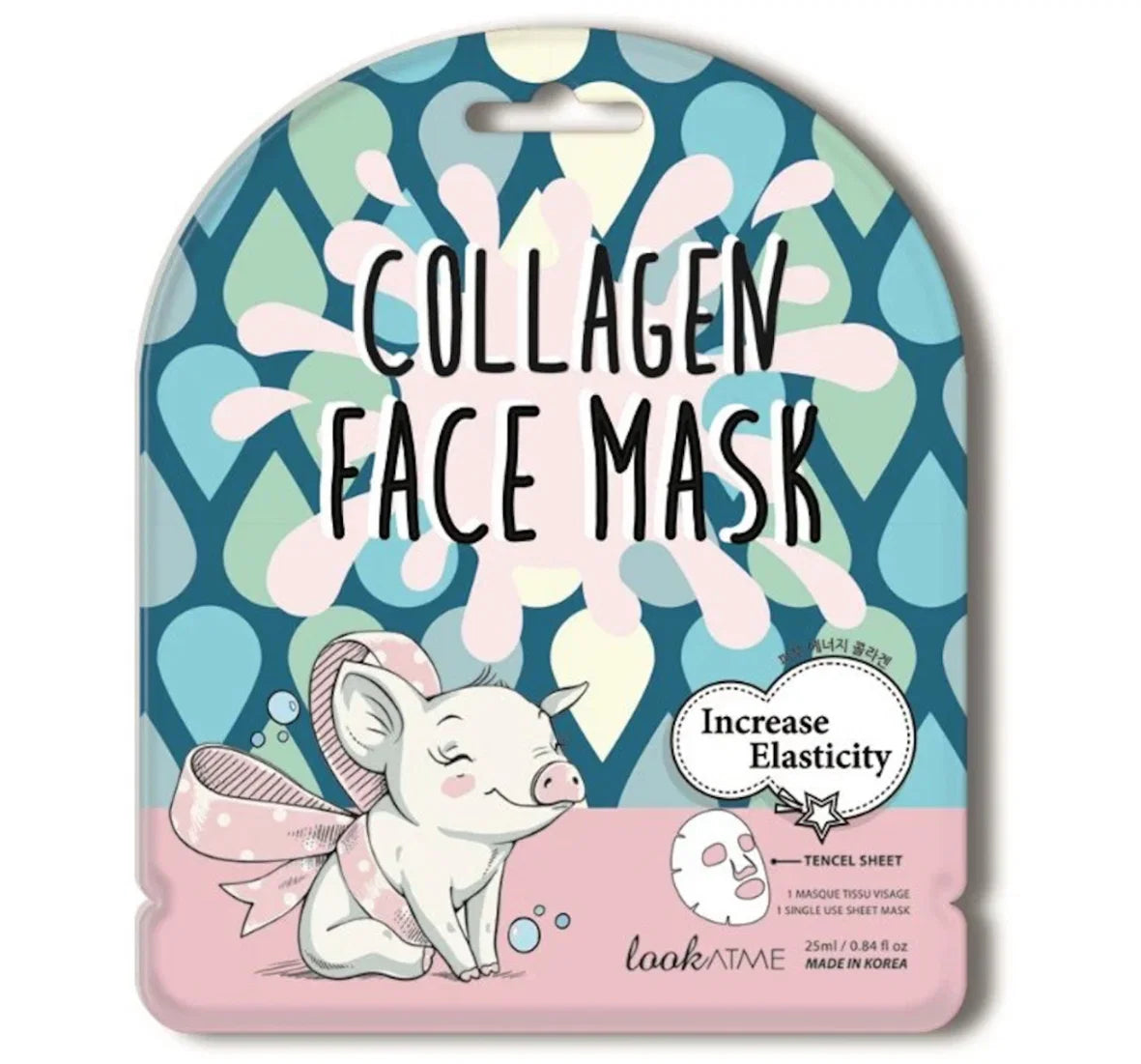 Look At Me Maschera in Tessuto al Collagene - Aumenta l'Elasticità 25 ml