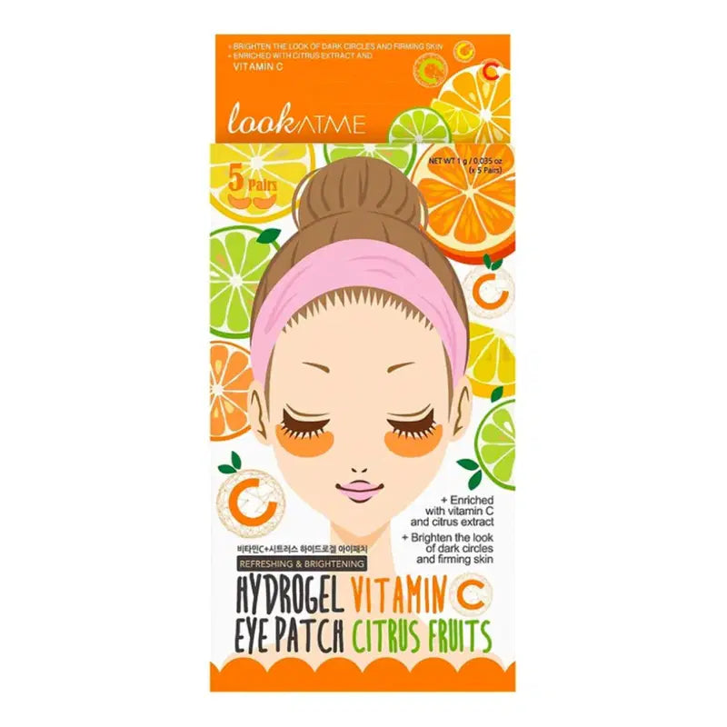 Look At Me Patch occhi in idrogel alla vitamina C e agli agrumi 10 pezzi