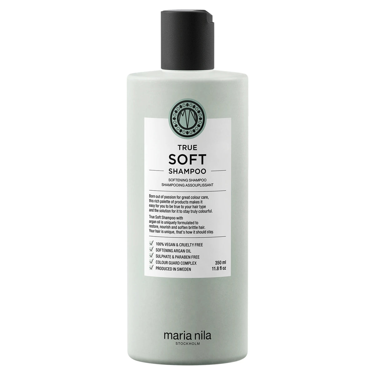 Maria Nila, True Soft, Cruelty Free, Hair Shampoo, For Hydration, 350 ml