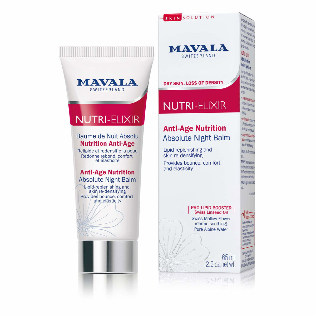 Mavala, Nutri-Elixir, Nourishing & Revitalising, Night, Balm, For Face, 65 ml
