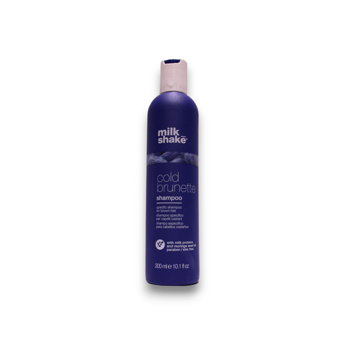 Milk Shake, Cold Brunette, Moringa Oil, Hair Shampoo, Remove Warm Tones – Red/Orange, 300 ml