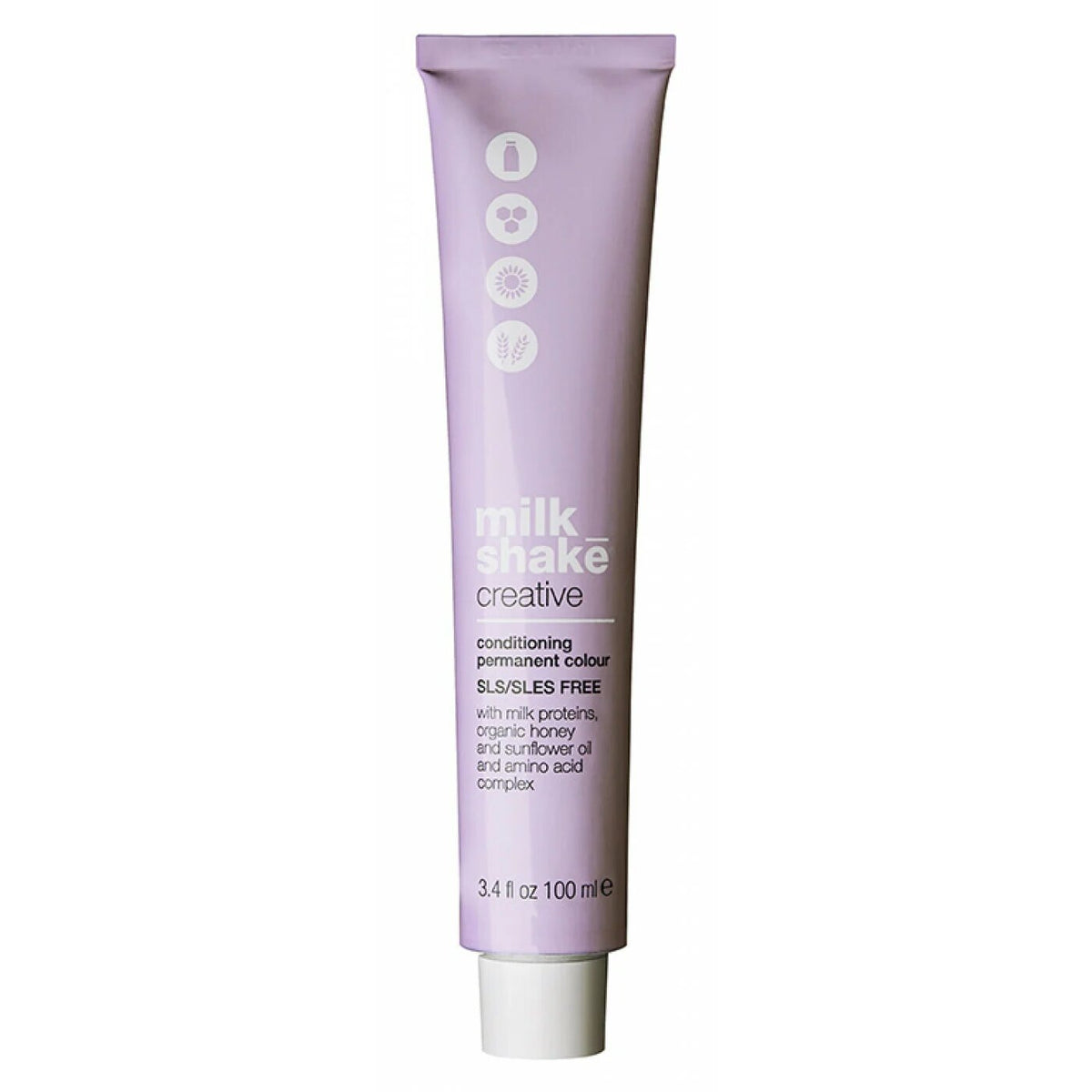 Milk Shake, Creative, SLS/SLES-Free, Permanent Hair Dye, 7.07NN Medium Blond Intense Natural, 100 ml