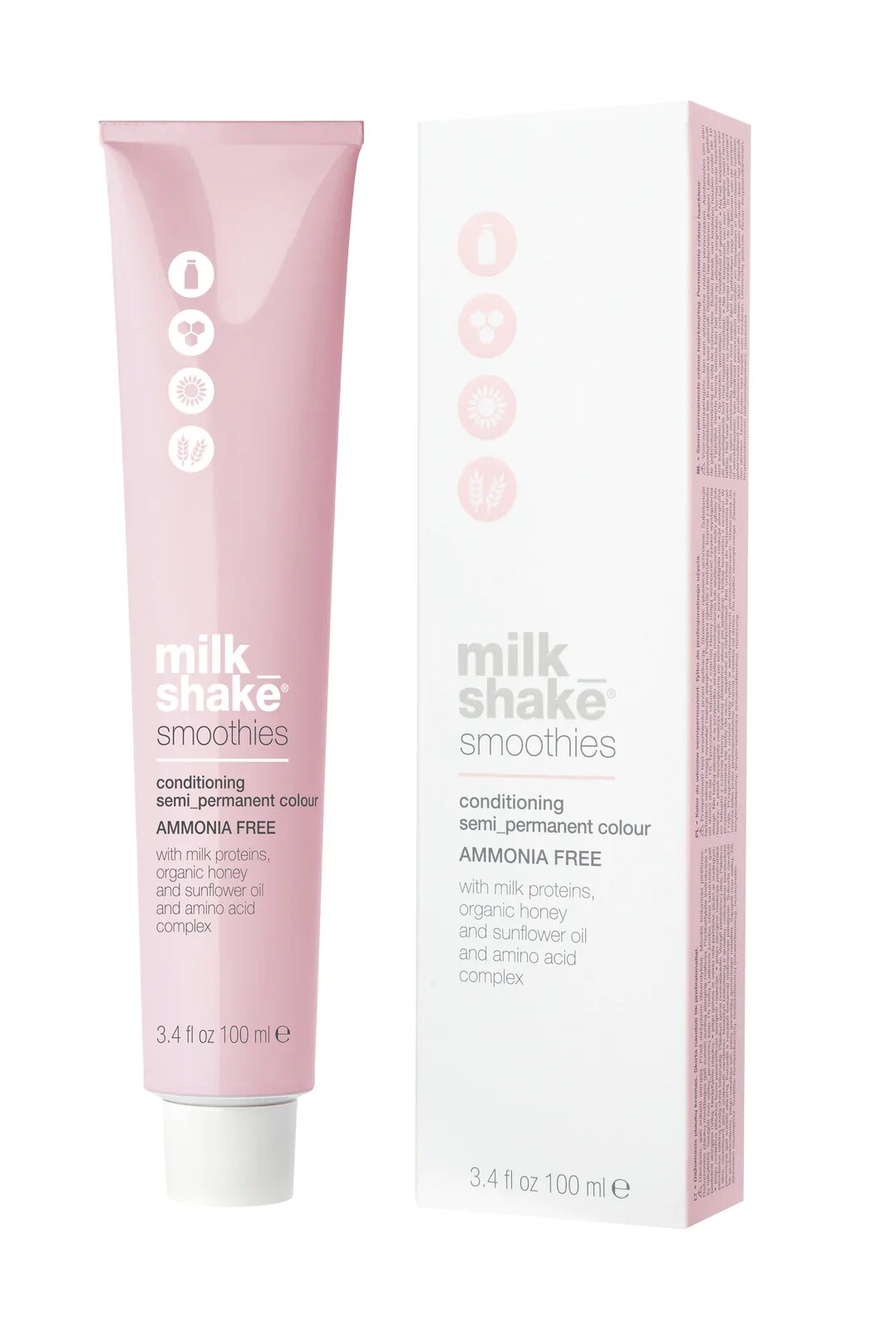 Milk Shake, Smoothies, Ammonia-Free, Semi-Permanent Hair Dye, 33N Dark Brown, 100 ml