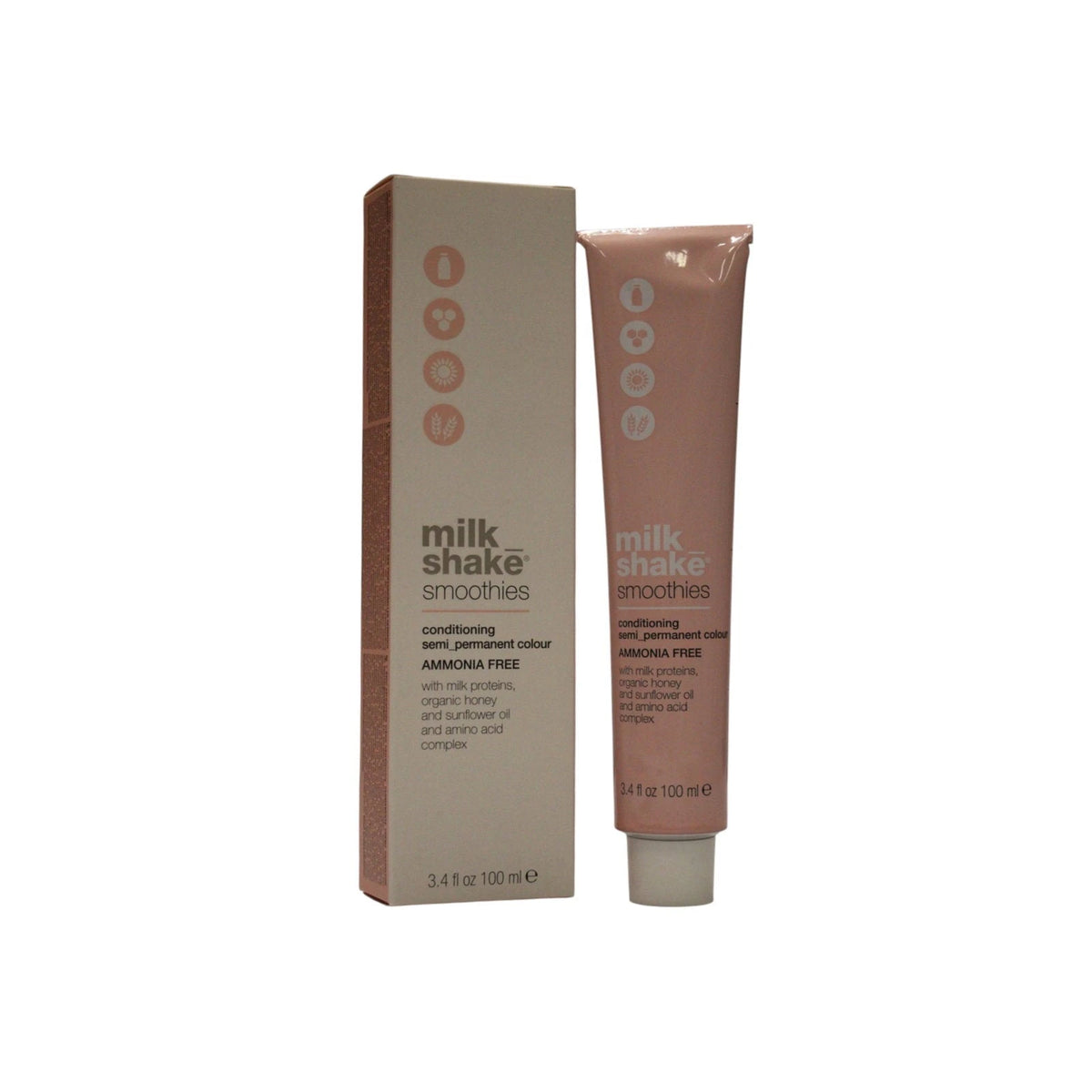Milk Shake Smoothies Tinta Semi-Permanente per Capelli 10.16 Biondo Platino Rosa Intenso Cenere 100 ml