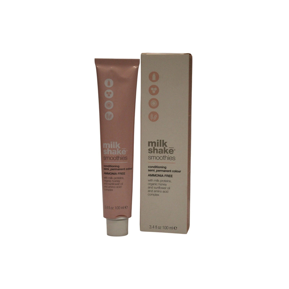Milk Shake Smoothies Tinta per Capelli Semipermanente 8.71 Biondo Chiaro Cenere Rosso 100 ml