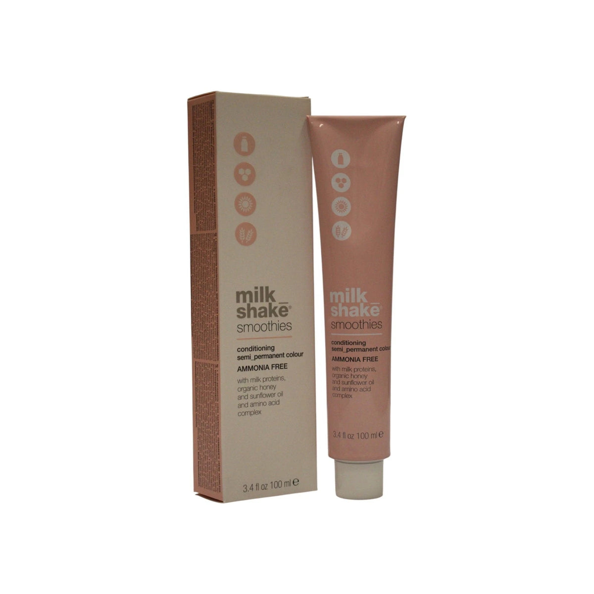 milk_shake Smoothies Tintura Semipermanente per Capelli 9.7 Biondo Viola Molto Chiaro 100 ml