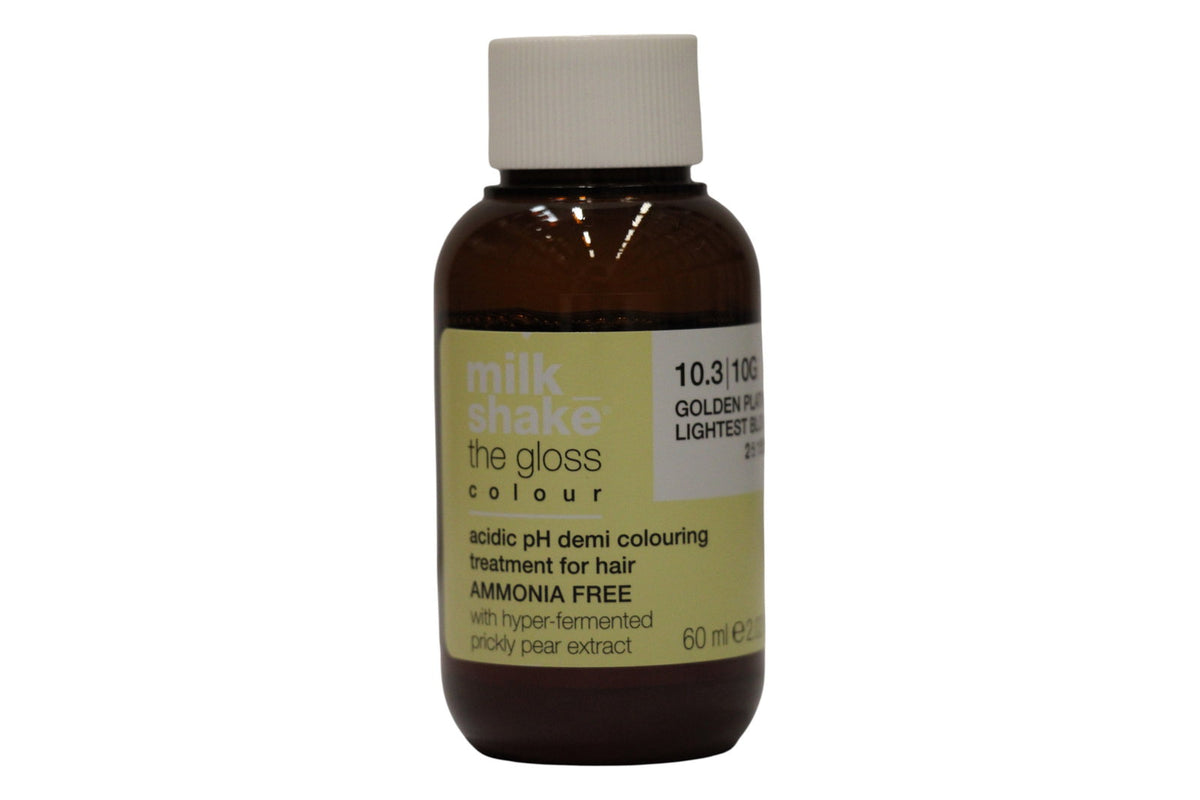 milk_shake The Gloss Colour Colorazione demi-permanente a pH acido 10.3 Biondo chiarissimo platino dorato 60 ml