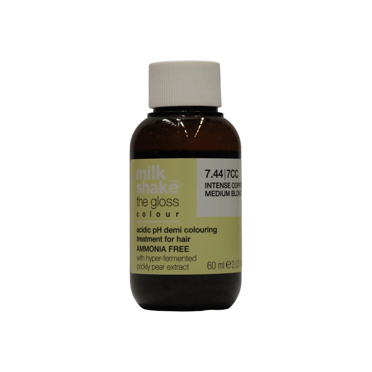 milk_shake The Gloss Acidic pH Colore per Capelli Semi-Permanente 7.44 Rame Intenso Biondo Medio 60 ml