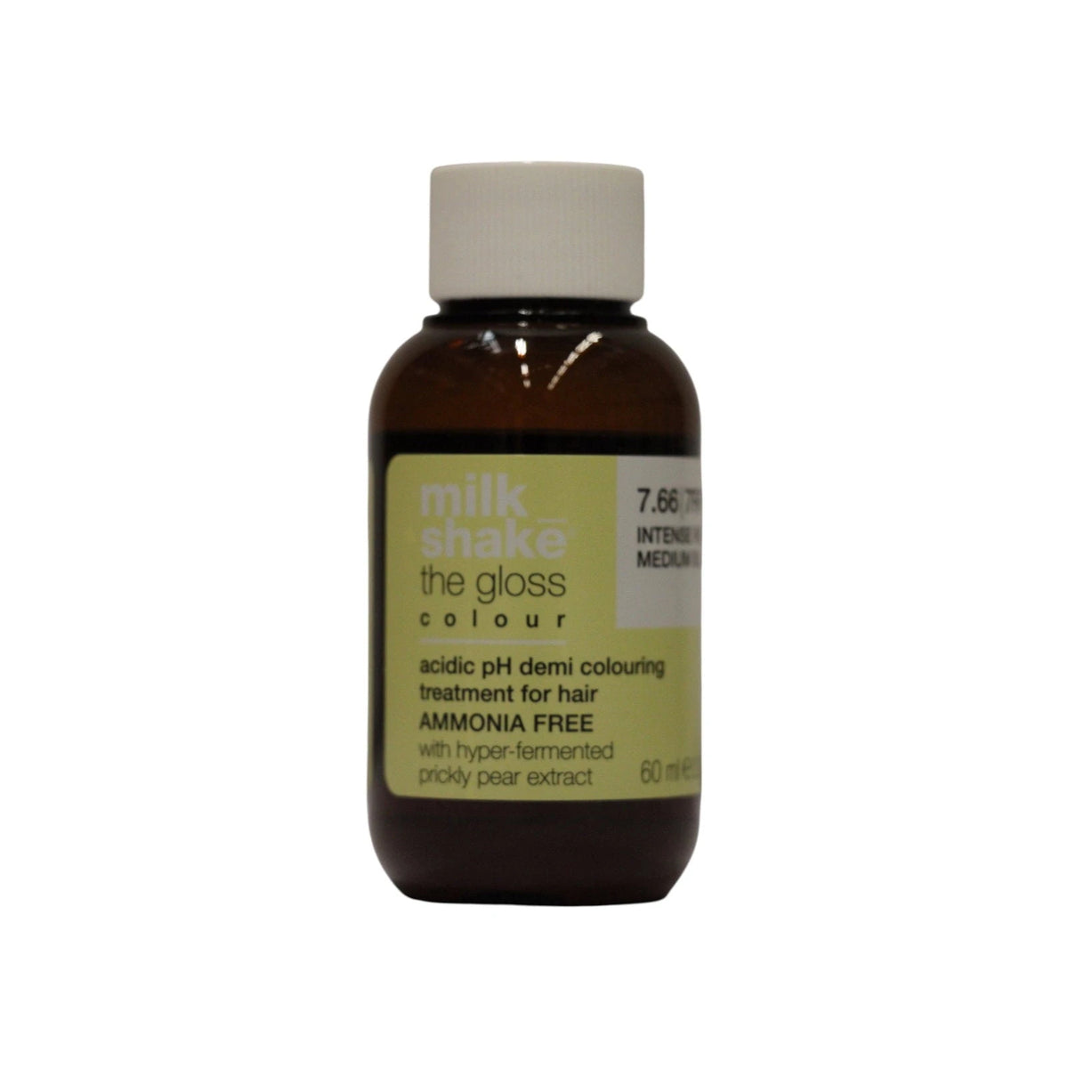 Milk Shake The Gloss Acidic pH Colore per Capelli Semi-Permanente 7.66 Rosso Intenso Biondo Medio 60 ml
