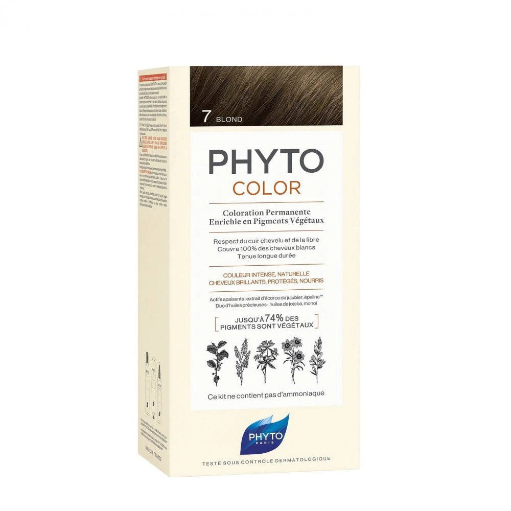 Phyto Phytocolor Colorazione Permanente per Capelli 7 Biondo 50 ml
