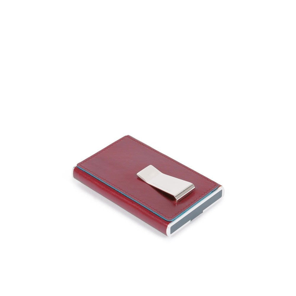 Piquadro, Blue Square Card Holders