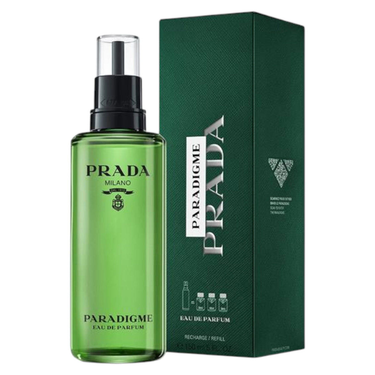 Prada, Paradigme, Eau De Parfum, For Men, Refill, 150 ml